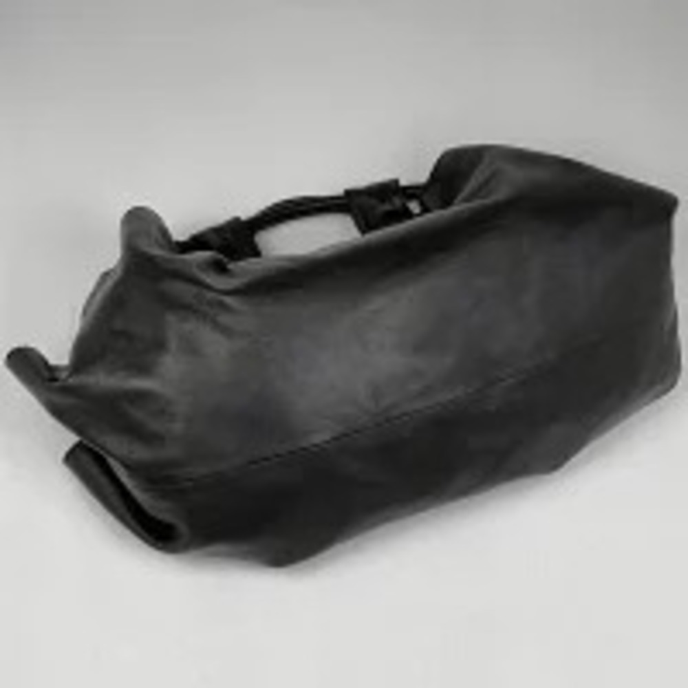 Loewe Black Anagram Aire Leather Nappa Handbag Black
